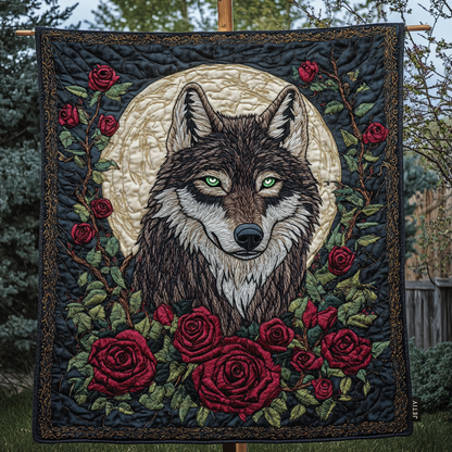 Mystic Wolf Quilted Blanket NCU0DK2368