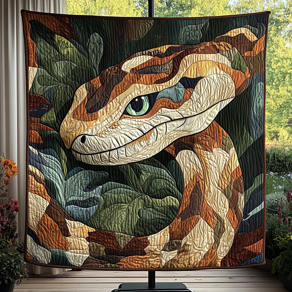 Mystical Fang Quilted Blanket NCU0VH1845