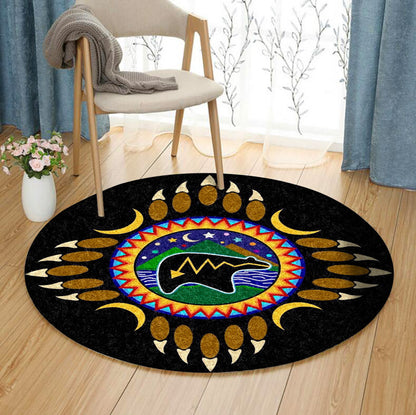 Native American CL070817MDC Round Area Rug