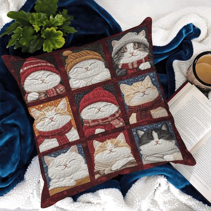 Cuddly Cats Quilted Pillow Case NCU0TL1351