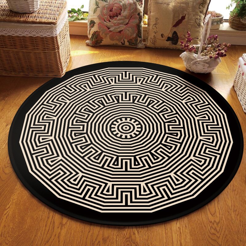 National Style Retro Mandala CLP0711223MT Round Area Rug