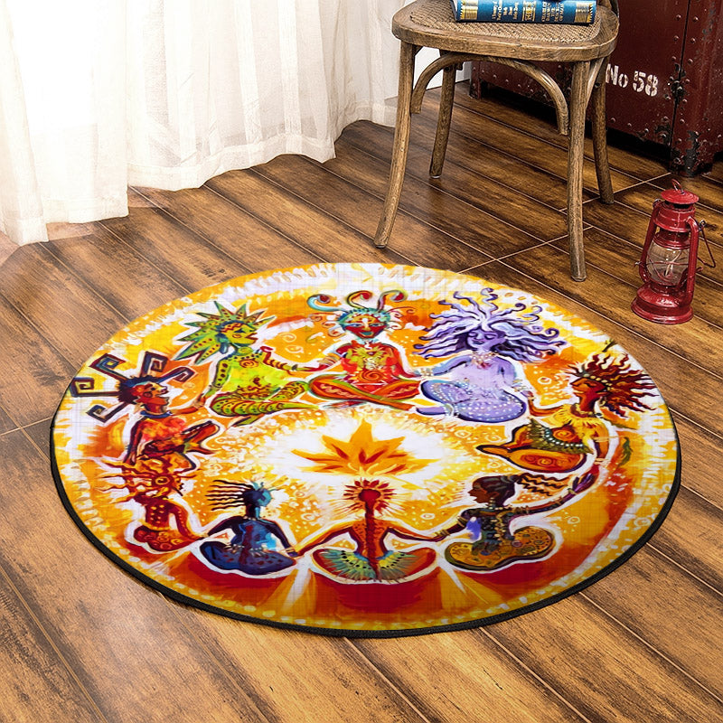 Native American BL200820RR Round Area Rug