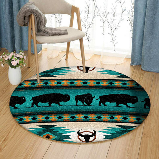 Native American BT100815A Round Area Rug