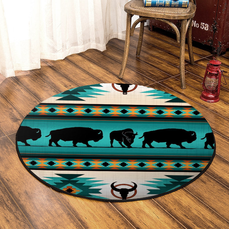 Native American BT100815A Round Area Rug