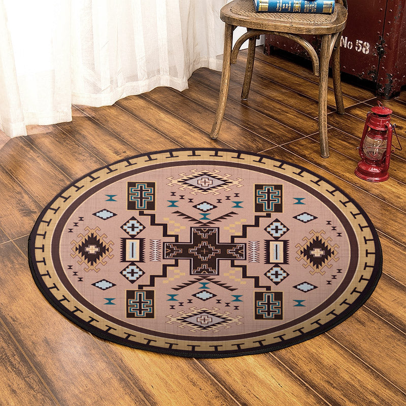 Native American CLA100817 Round Area Rug