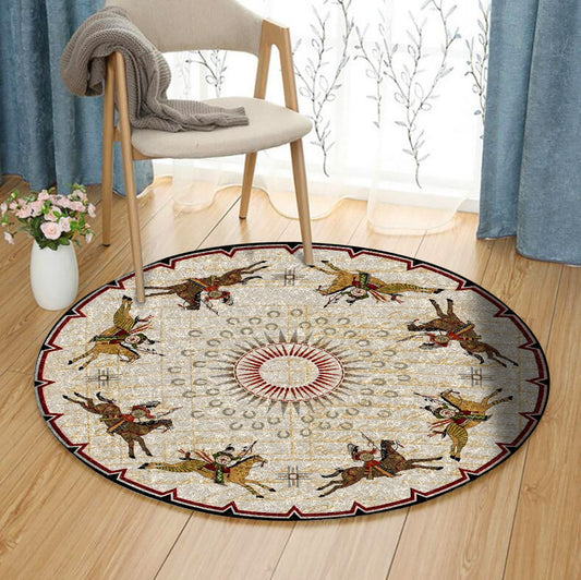 Native American CLA100819 Round Area Rug