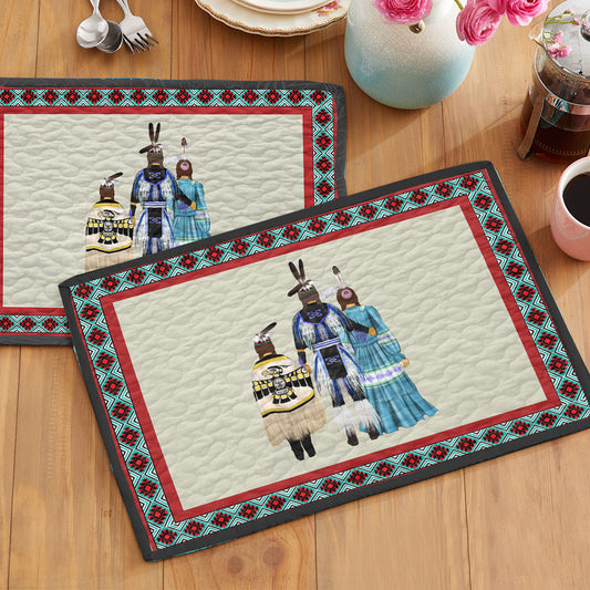 Native American CLA1010382QPM Quilted Placemats