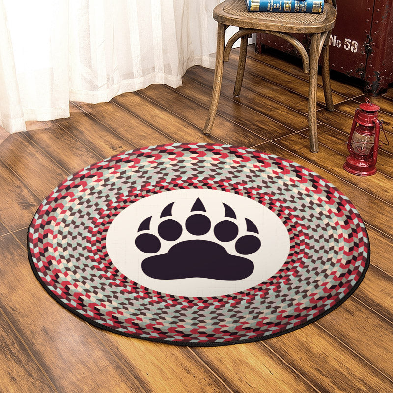 Native American DD210824RR Round Area Rug