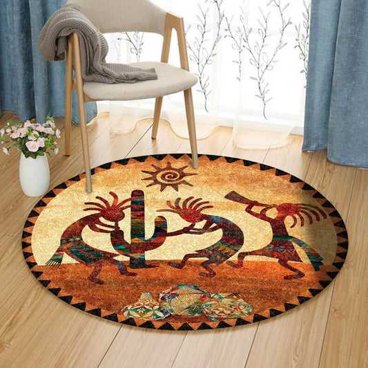 Native American DP200821RR Round Area Rug