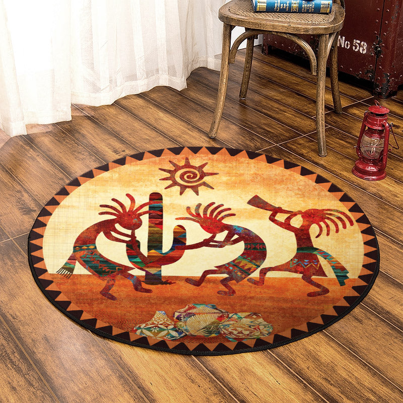 Native American DP200821RR Round Area Rug