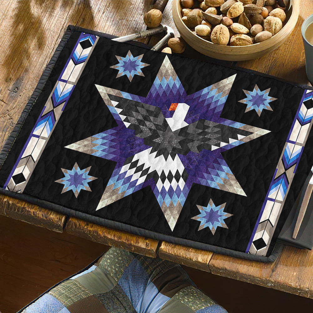 Native American Eagle TL270503YPM Quilted Placemats