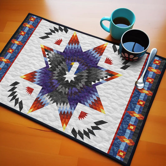 Native American Eagle TN080401MPM Quilted Placemats