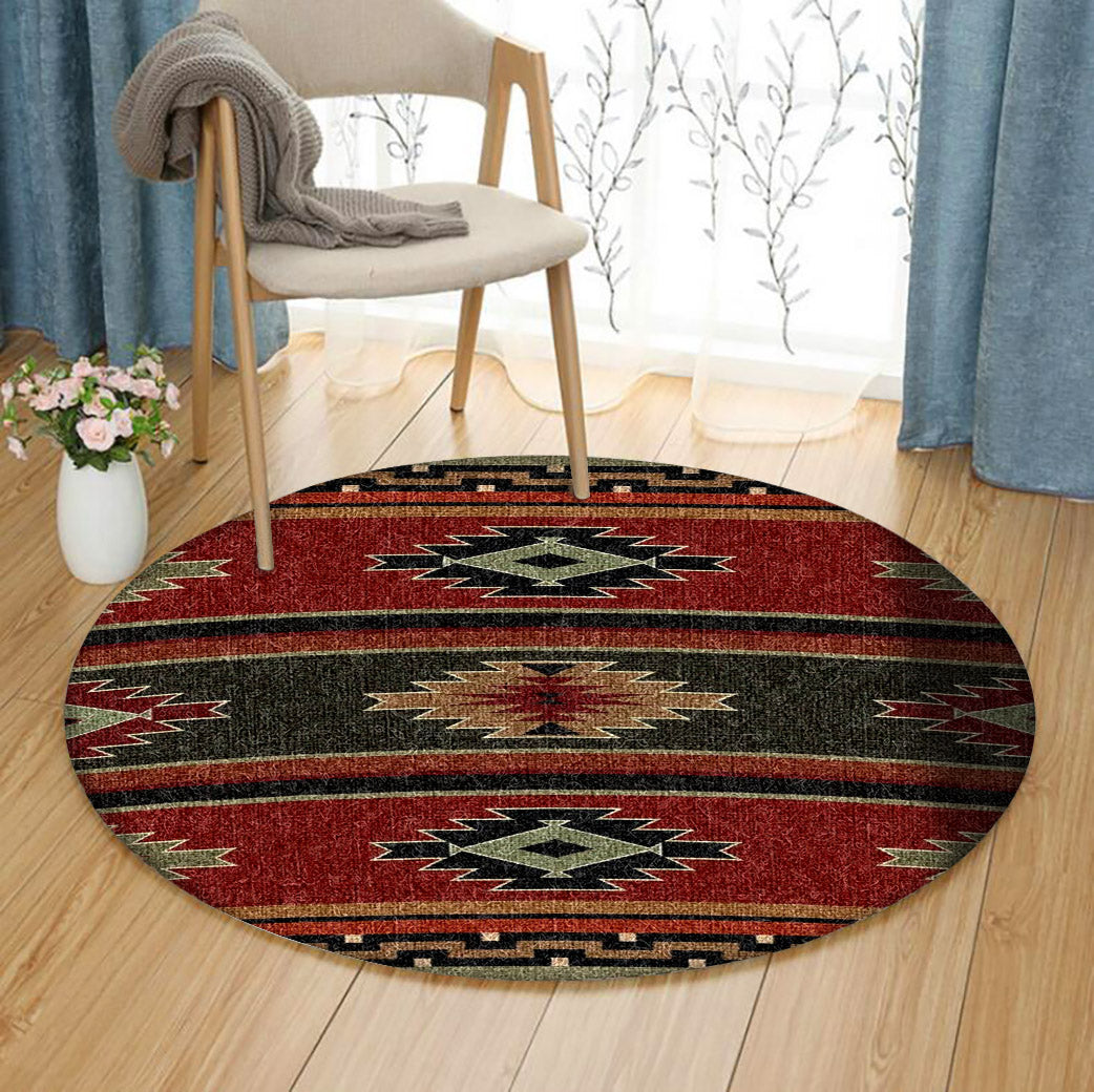 Native American HM051039TM Round Area Rug