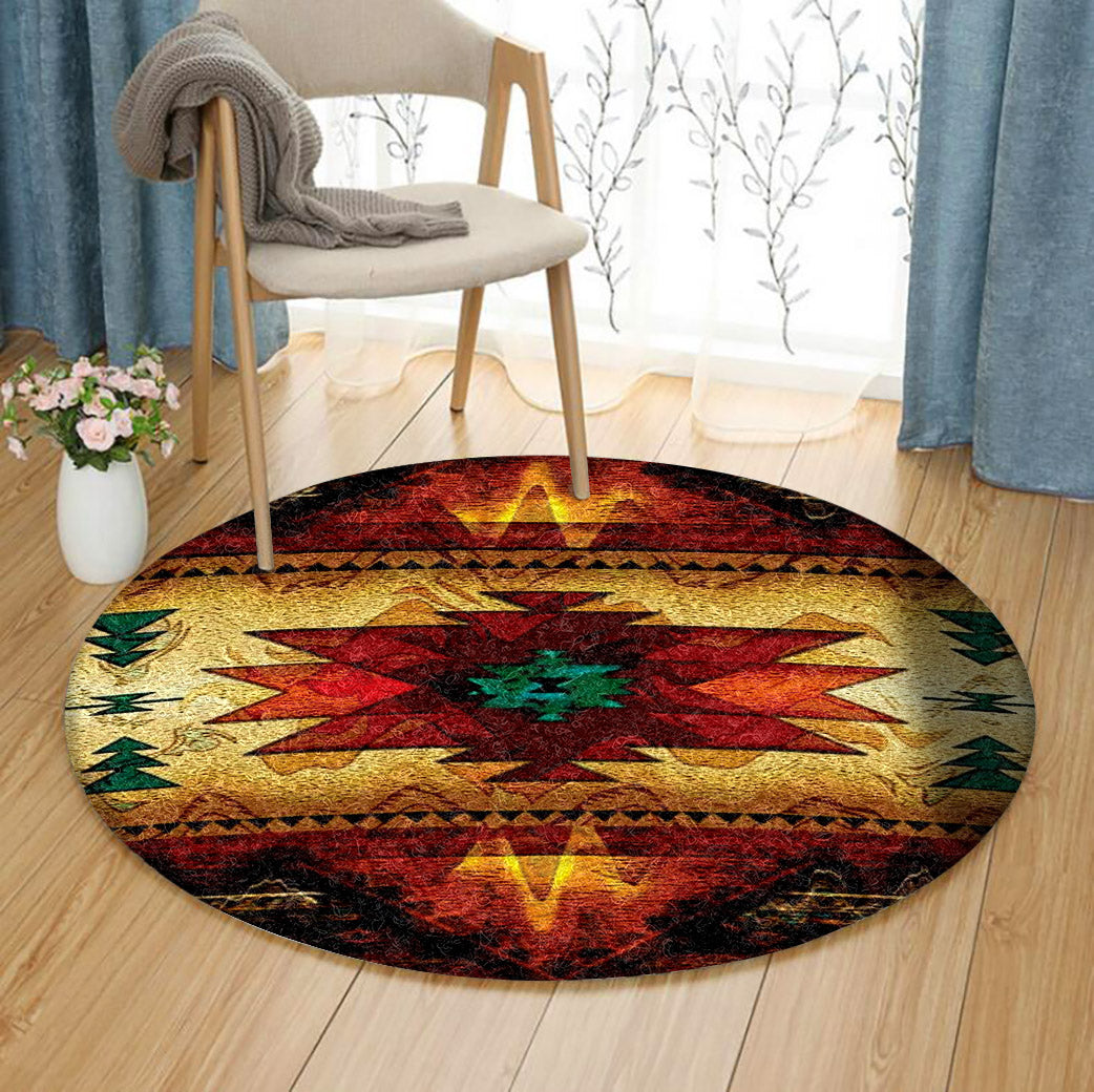 Native American HM270942TM Round Area Rug