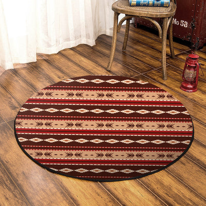 Native American NT220816RR Round Area Rug