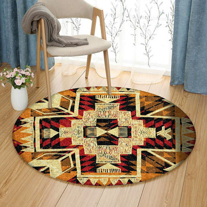 Native American NT290829RR Round Area Rug