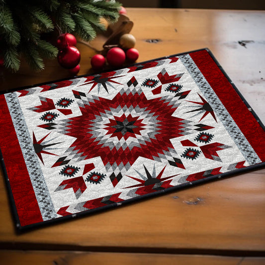 Native American Star CLA150650PM Quilted Placemats