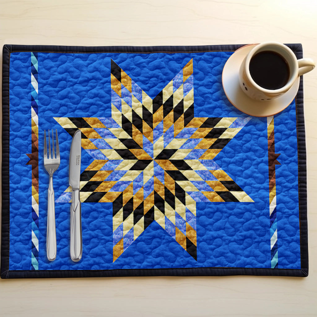 Native American Star CLA1510385QPM Quilted Placemats