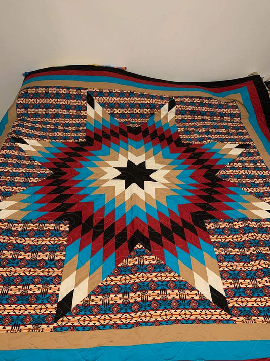 Native American Star CLA261223002 Quilt Blanket