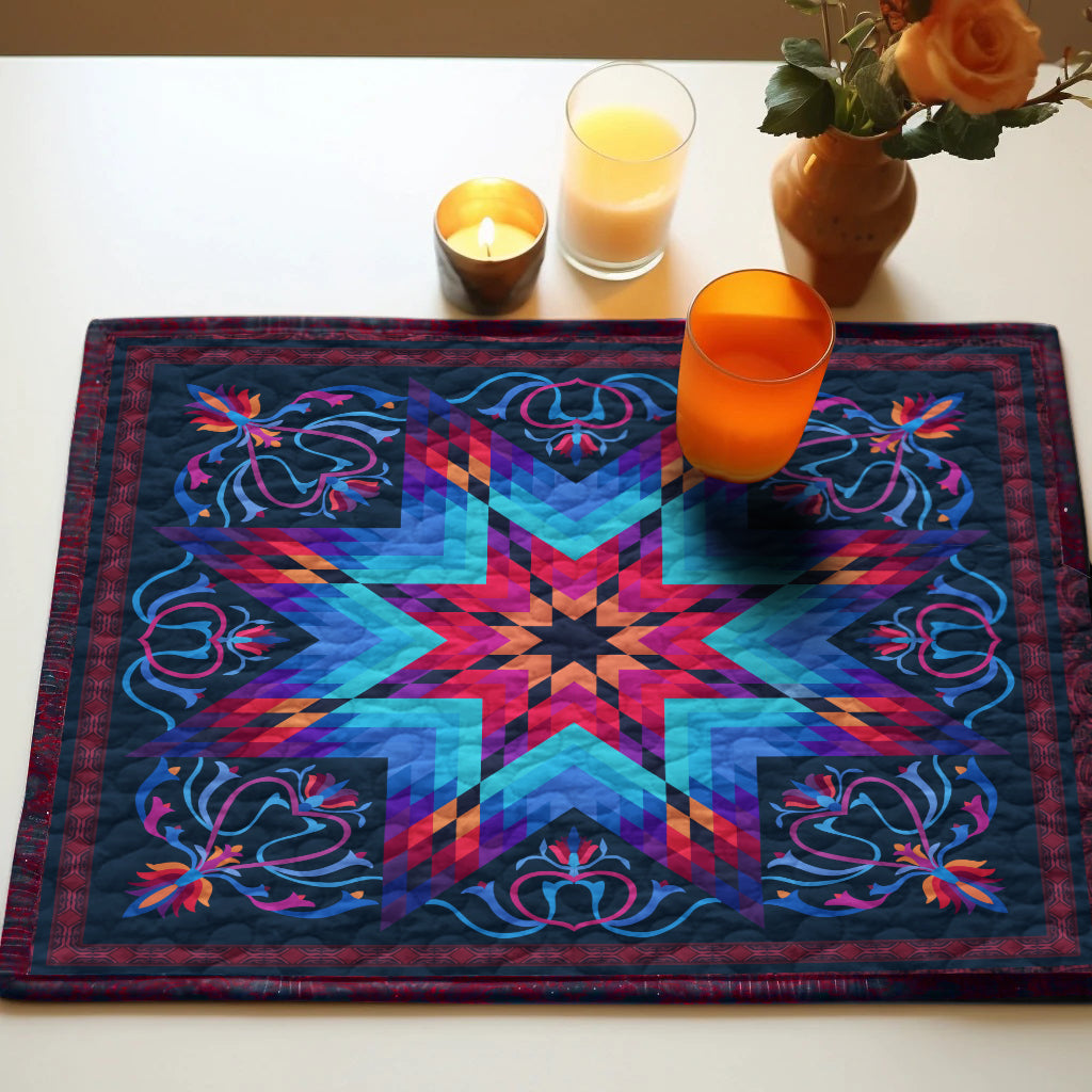 Native American Star CLA2810352QPM Quilted Placemats