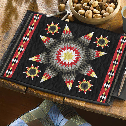 Native American Star TL240501YPM Quilted Placemats