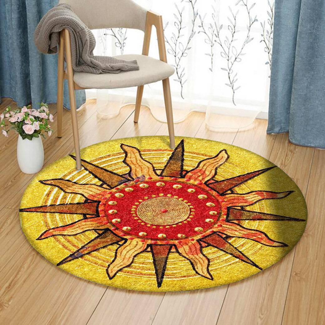 Native American Sun HT240965TM Round Area Rug