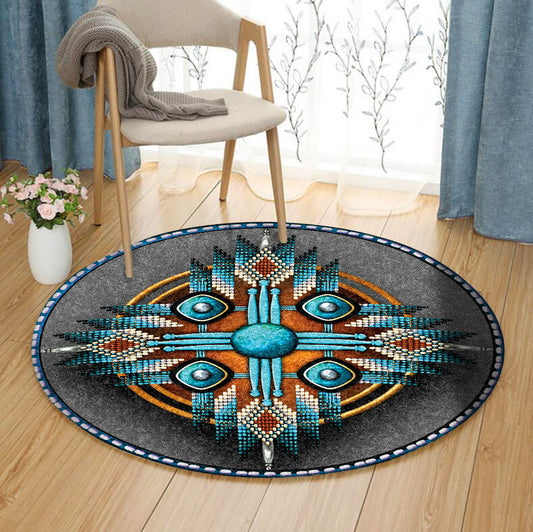 Native American TL260956TM Round Area Rug