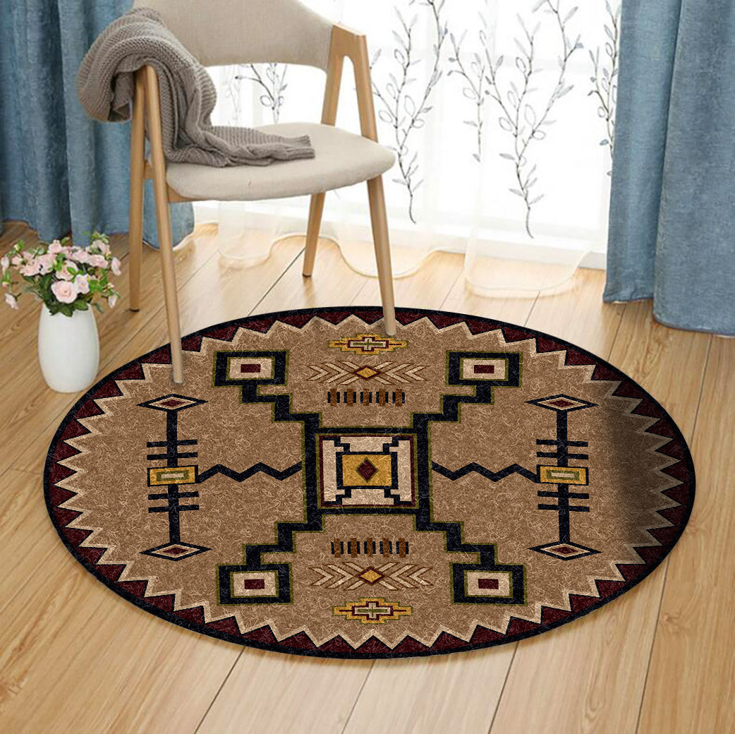 Native American TN270818TM Round Area Rug