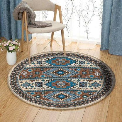 Native American TT040911TM Round Area Rug