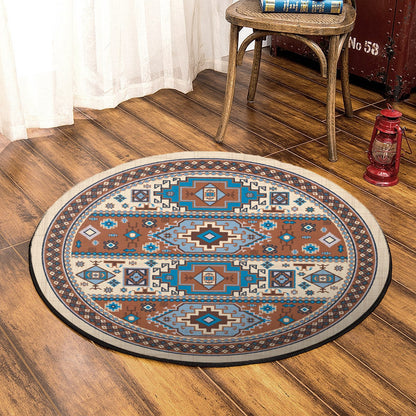 Native American TT040911TM Round Area Rug