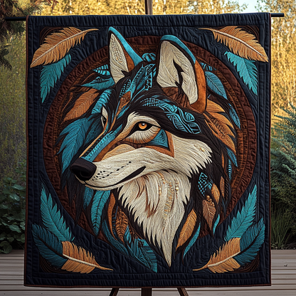 Native Howl Quilted Blanket NCU0DK2792