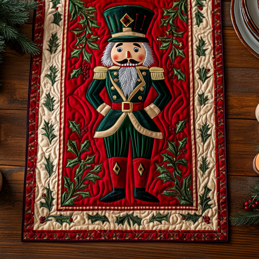 Noble Nutcracker Quilted Table Runner NCU0DV2145