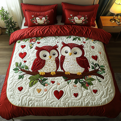 Nocturnal Romance 3-Piece Quilted Bedding Set NCU0DK3203