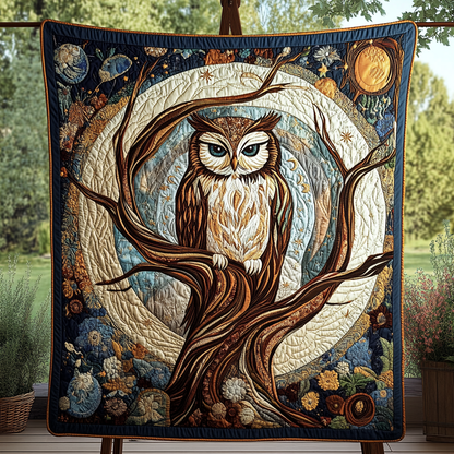 Nocturnal Wisdom Quilted Blanket NCU0DK2795