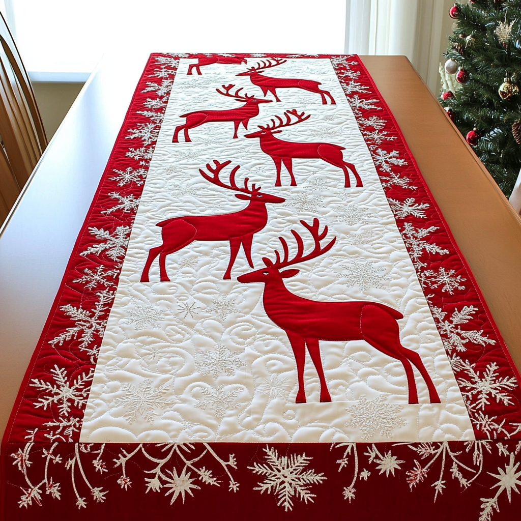 Noel Nights Quilted Table Runner NCU0DK1282