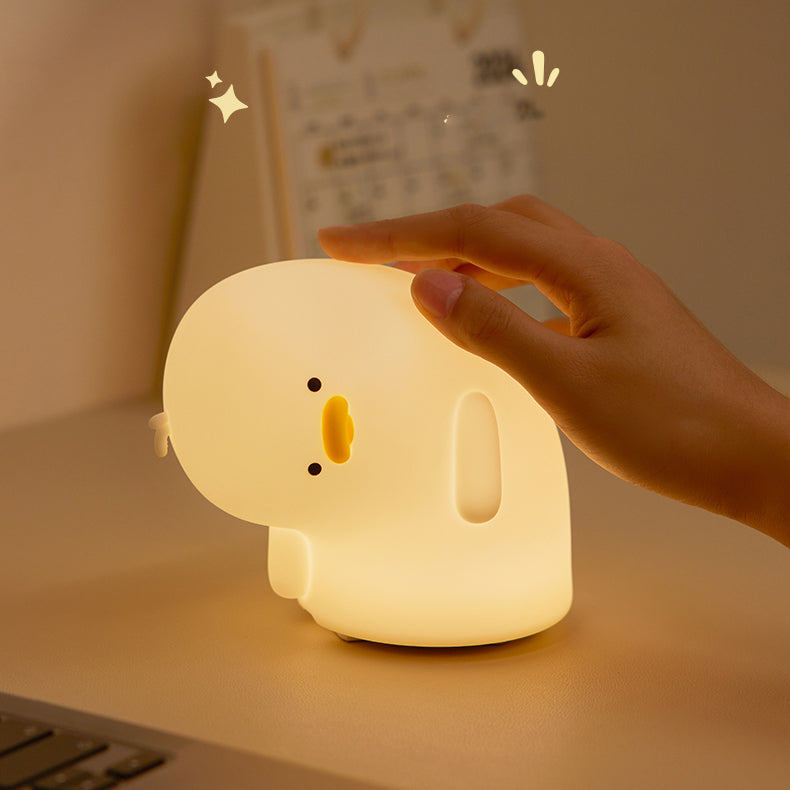 Duck Crooked Neck Funny Cute Tap Tap LED Night Lamp