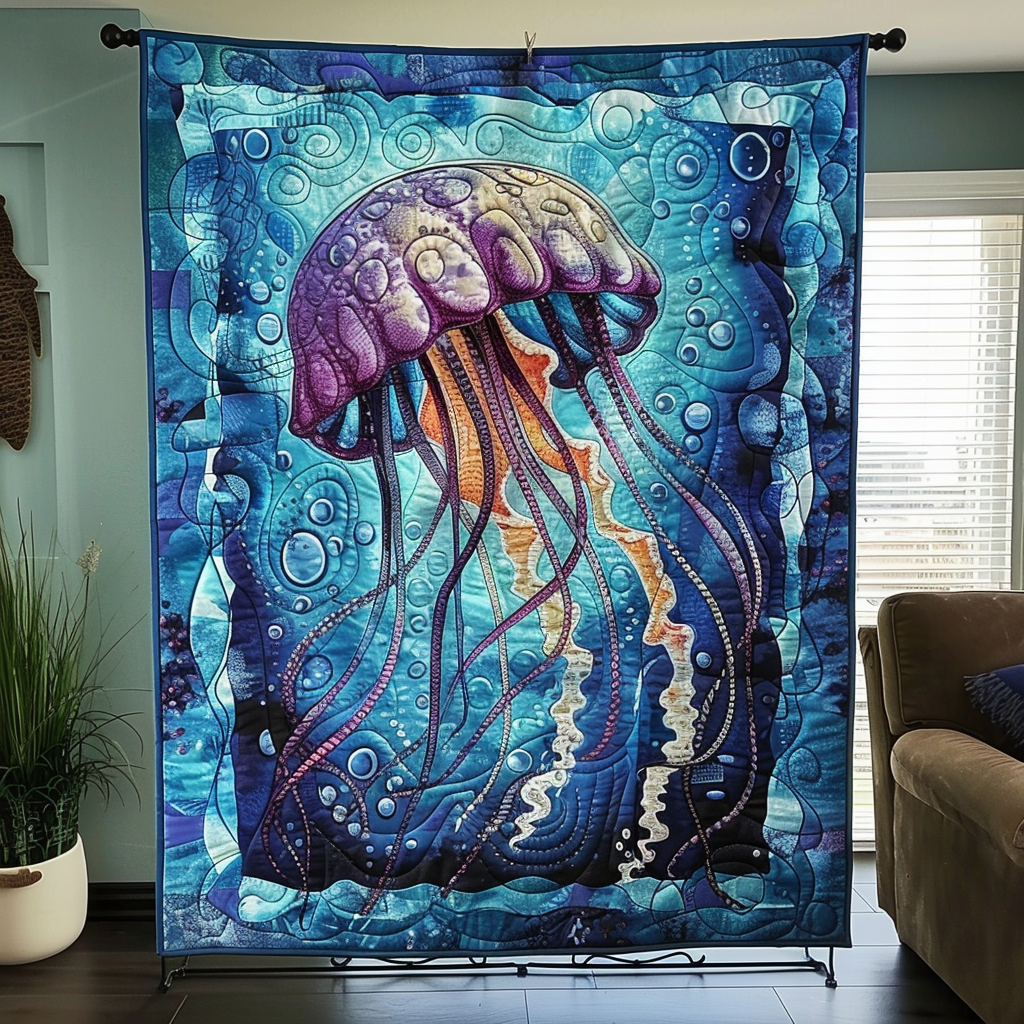 Ocean Whispers Quilted Blanket NCU0DK220