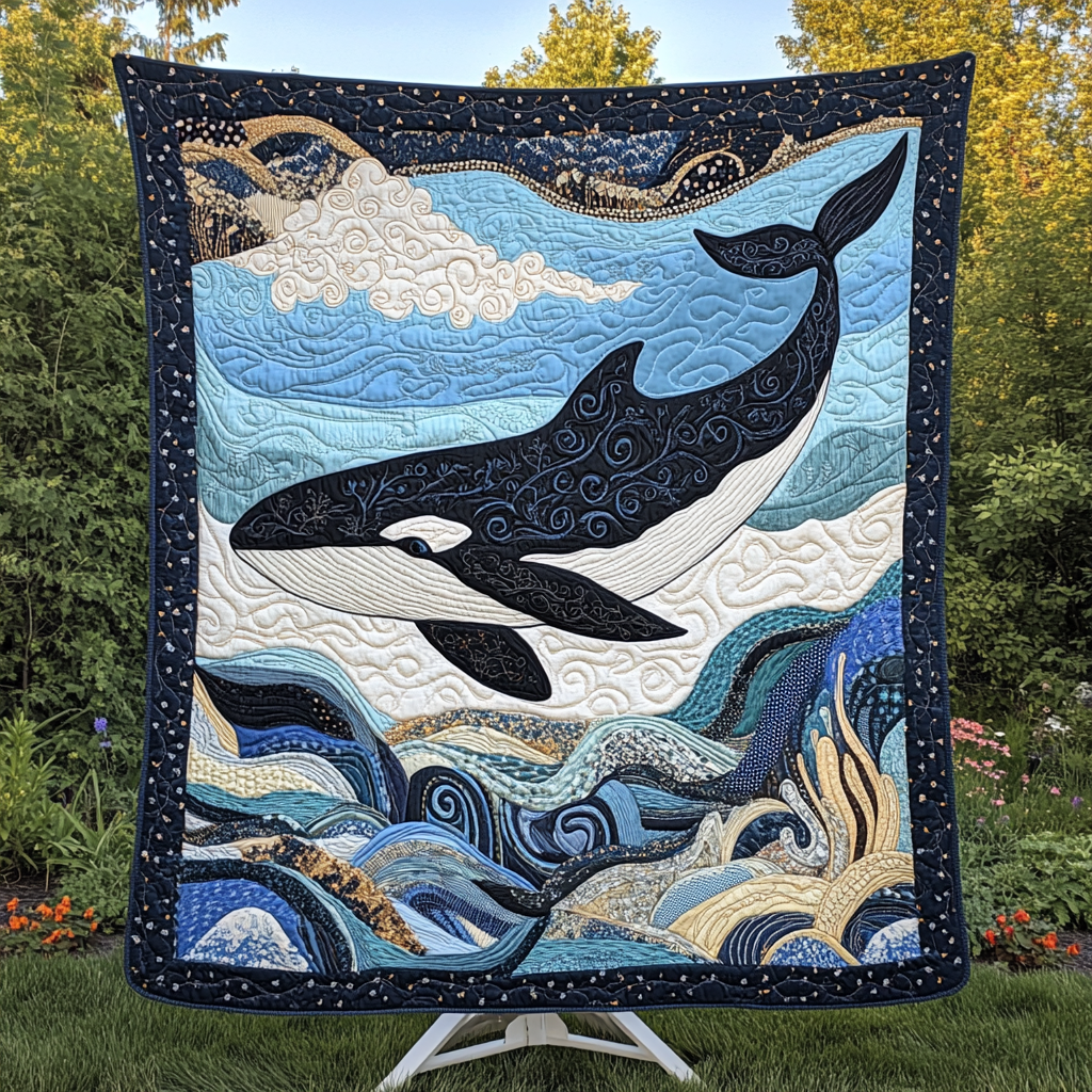 Ocean Apex Quilted Blanket NCU0DK2038