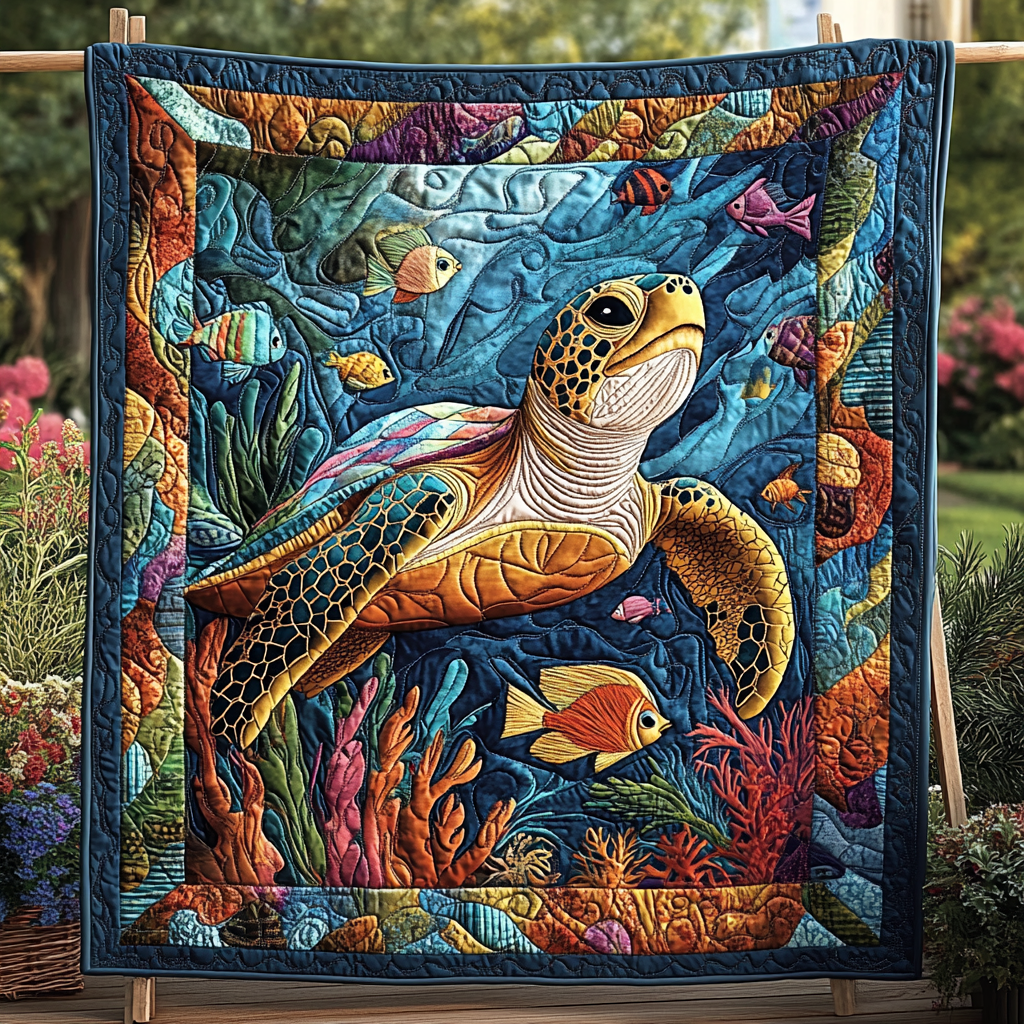 Ocean Voyager Quilted Blanket NCU0DK2777