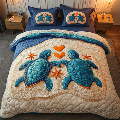 Ocean Wanderer 3-Piece Quilted Bedding Set NCU0DK3127