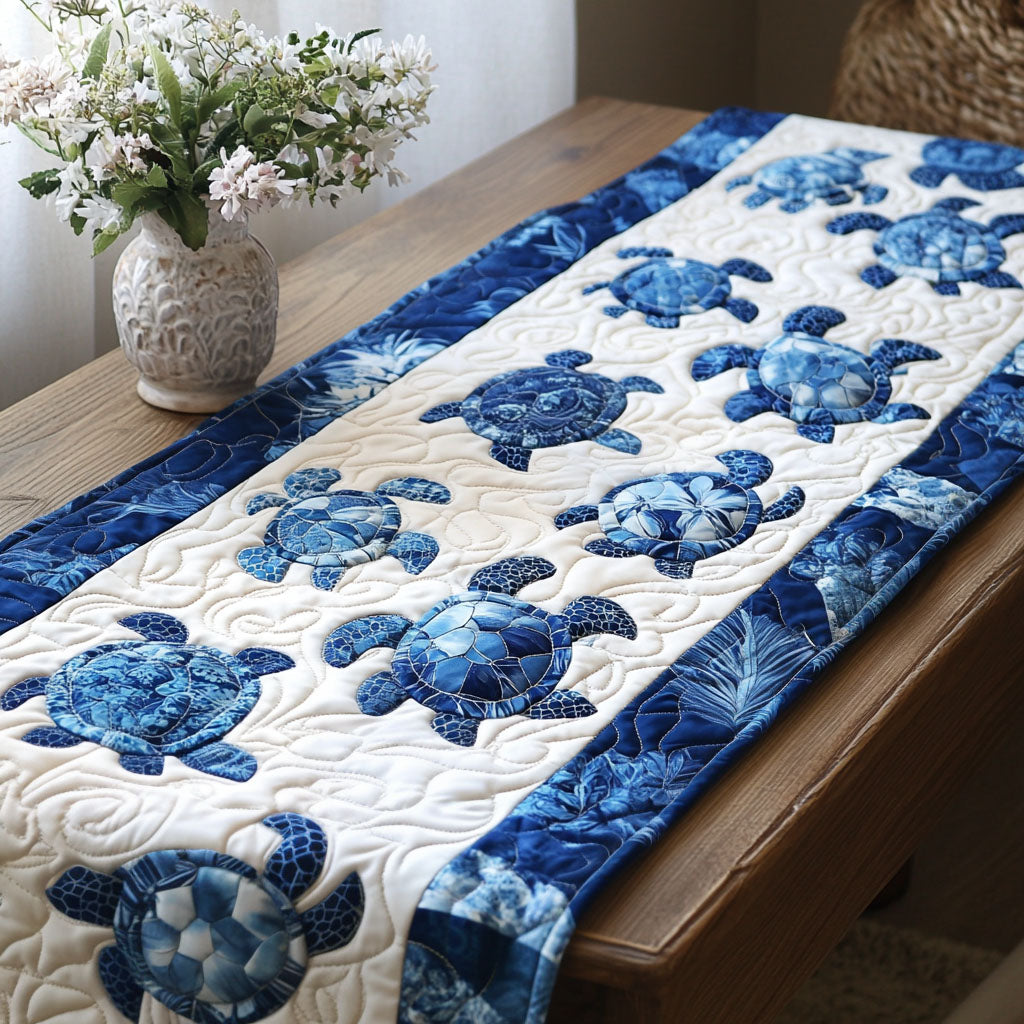 Ocean Wanderer Quilted Table Runner NCU0PT2393