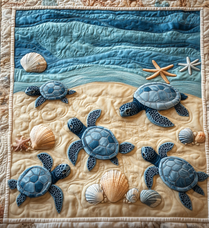 Ocean Waves Quilted Blanket NCU0DV2255