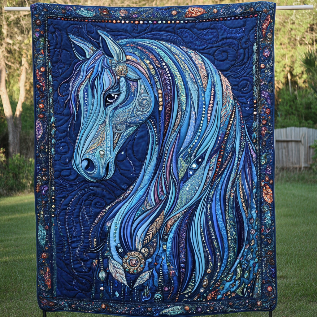 Ocean Whisper Quilted Blanket NCU0VH1544