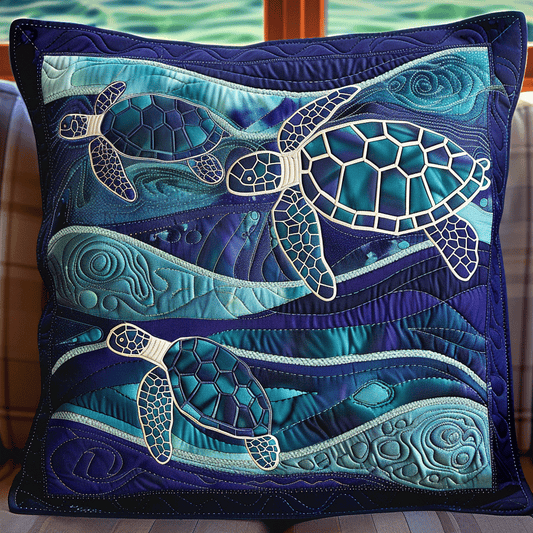 Ocean Wonders Quilted Pillow Case NCU0TL671