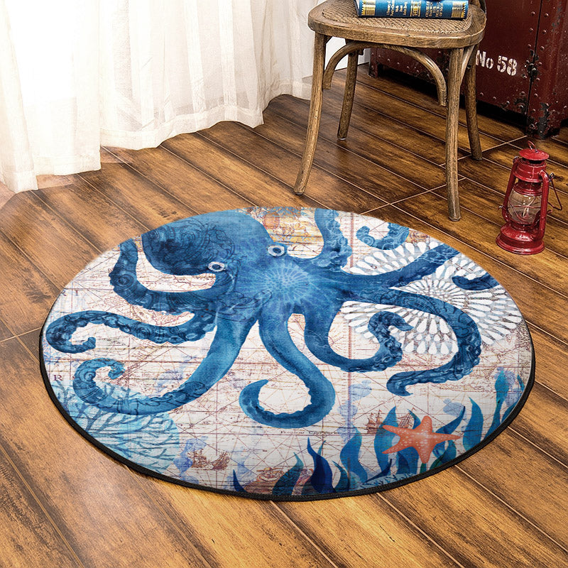 Octopus BT090863 Round Area Rug