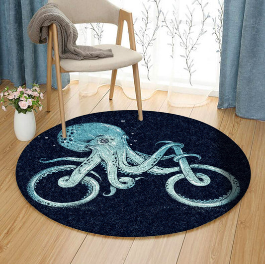 Octopus HT080830 Round Area Rug