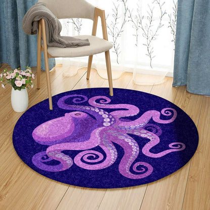 Octopus HT090865 Round Area Rug