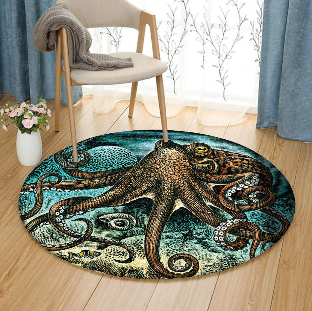 Octopus TL1610075TM Round Area Rug