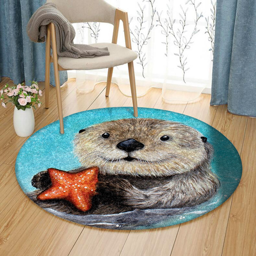 Otter HM1809024TM Round Area Rug