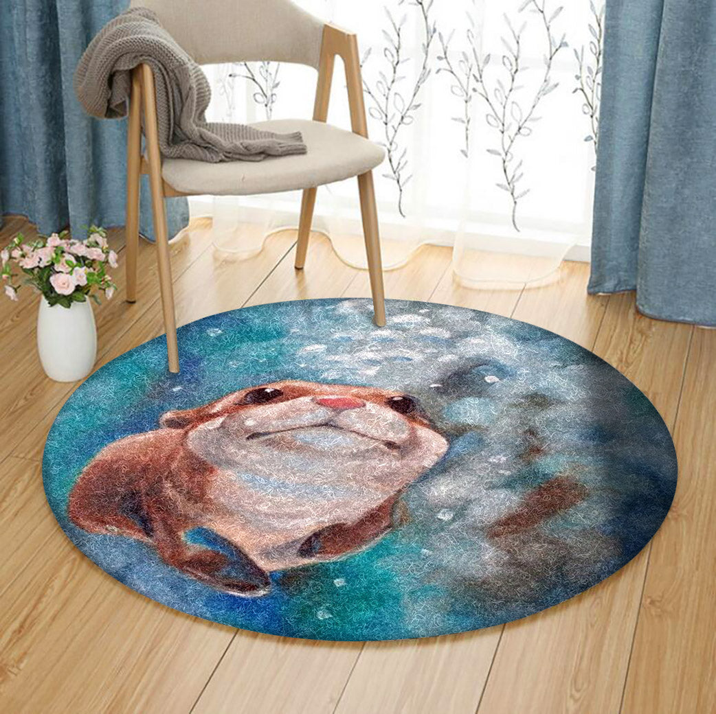 Otter HT090867 Round Area Rug